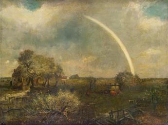 CHARLES HENRY MILLER Landscape with a Rainbow.